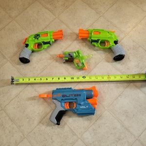 Nerf guns small set of 4